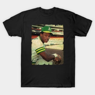 Rickey Henderson in Oakland Athletics T-Shirt